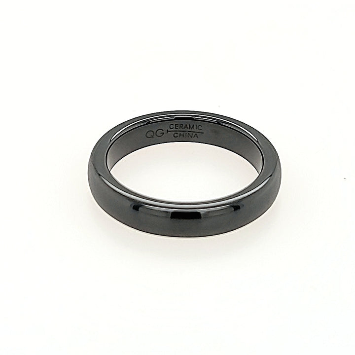 Black Ceramic Polished Band