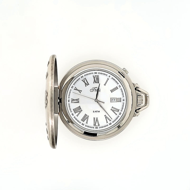 Golf Motif Pocket Watch with Pocket Knife