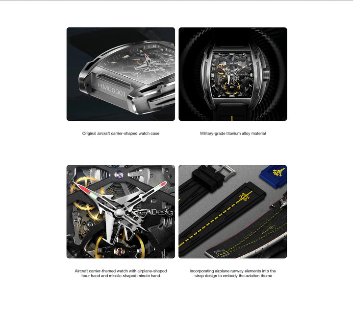 CIGA Designs Aircraft Mechanical Watch