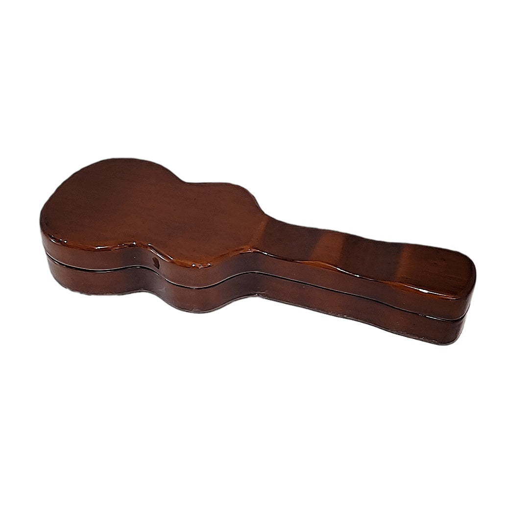 Violin Shaped Oak Jewellery Box