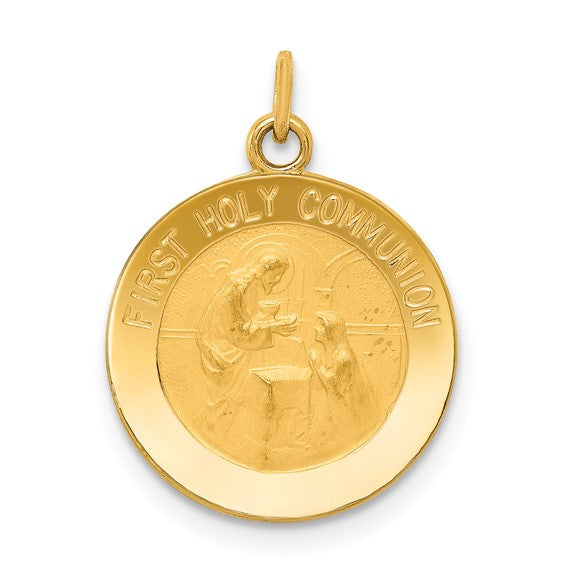 First Holy Communion Pendant in Gold