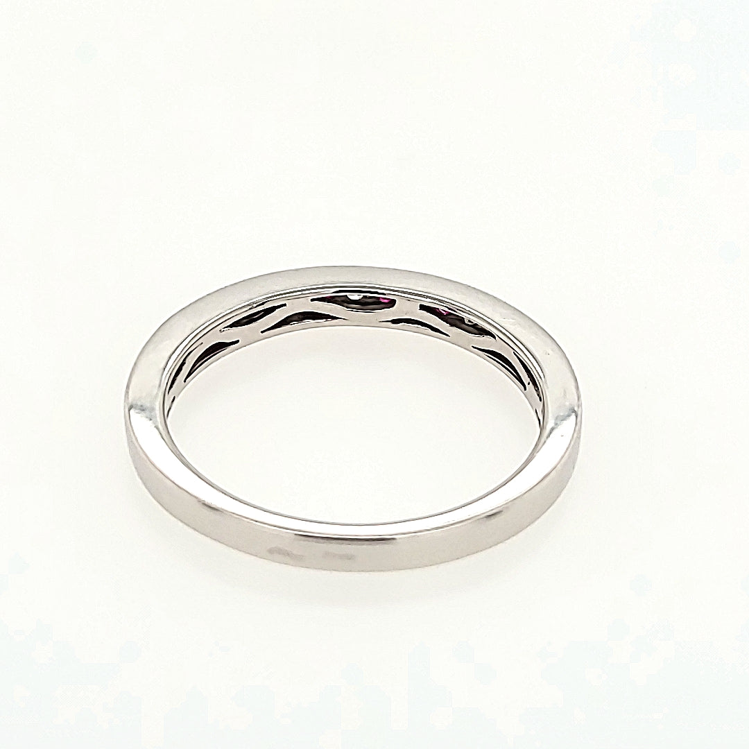 Ruby and Diamond Band in 14k Gold