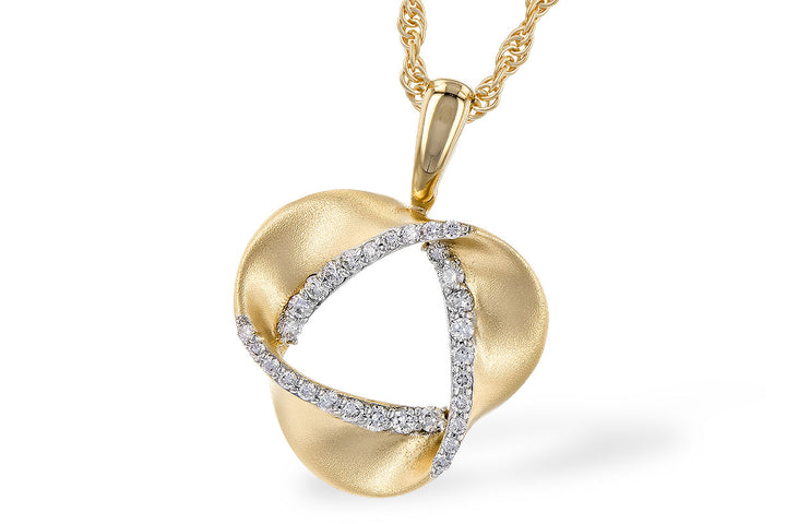 Möbius-inspired Pendant in 14k Gold