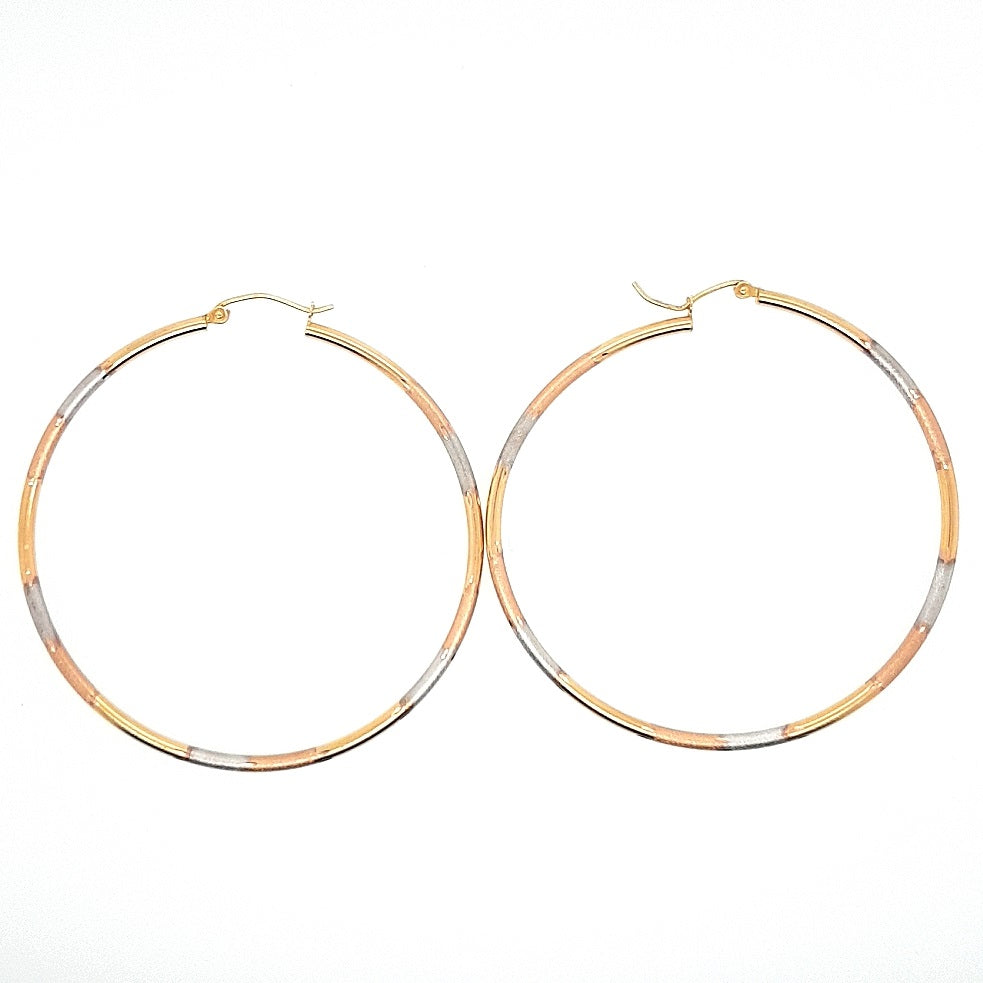 Hoop Earings in 14k Gold