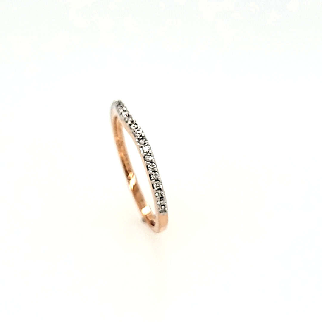 Classic Diamond Pave Band in 14k Gold