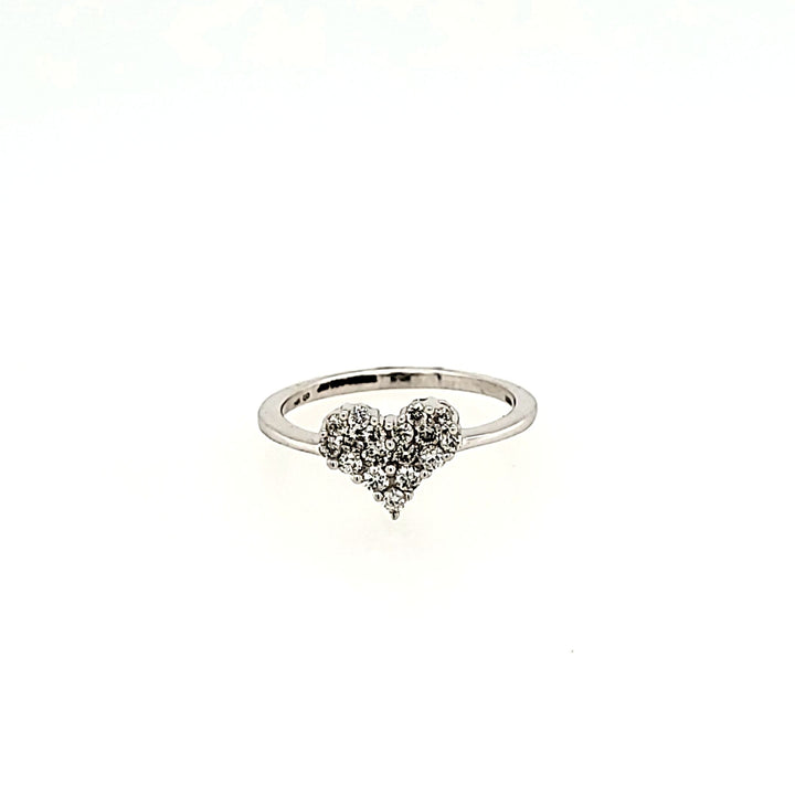 Heart Diamond Ring in 14k Gold