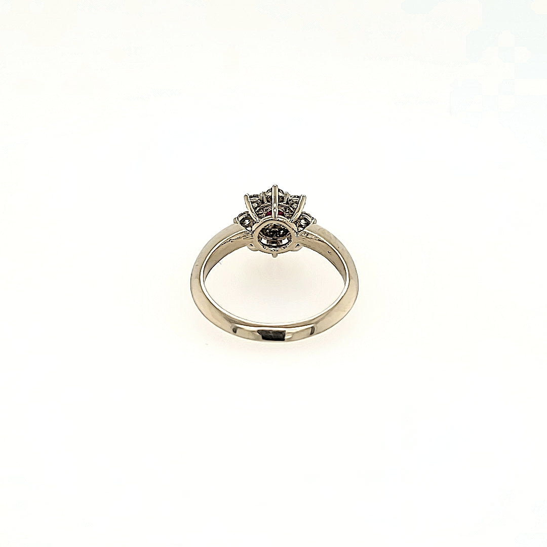 Rhodolite Garnet Ring in 14k Gold
