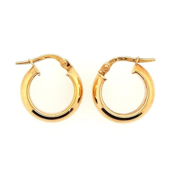 Huggie Hoop Earrings in 14k Gold