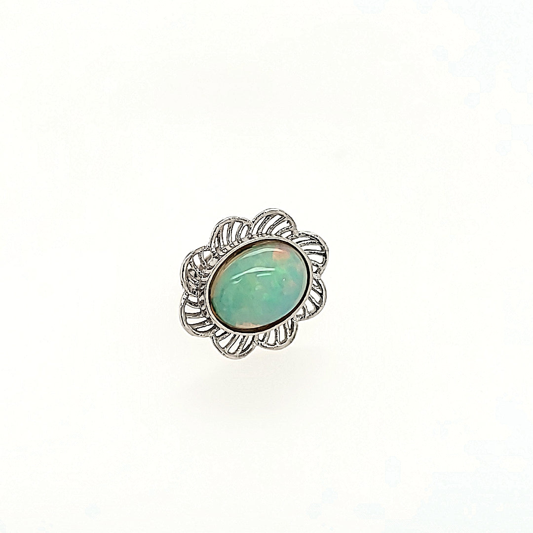 Opal Earrings in 14k Gold
