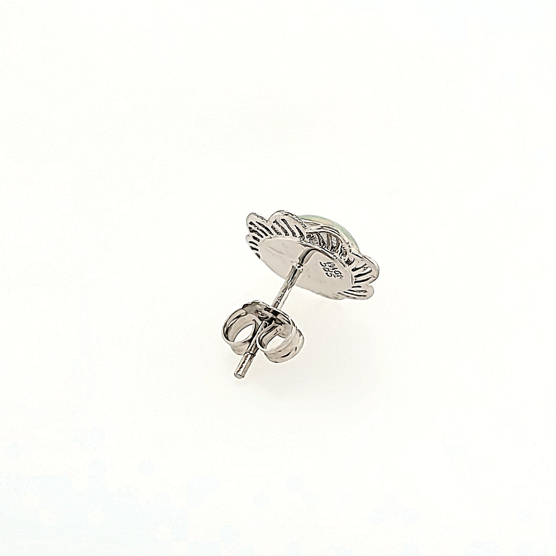 Opal Earrings in 14k Gold
