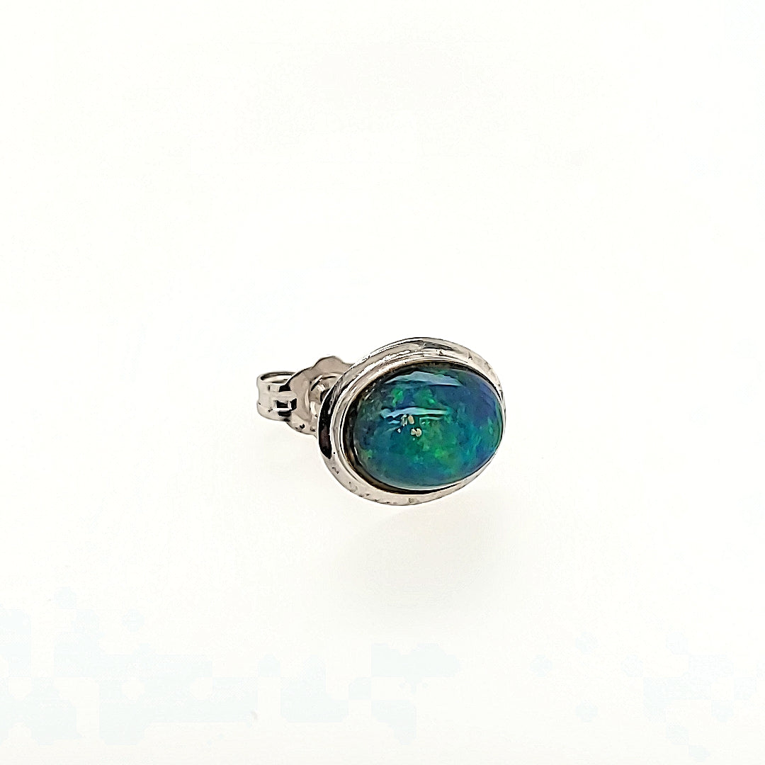 Opal Studs in 14k Gold