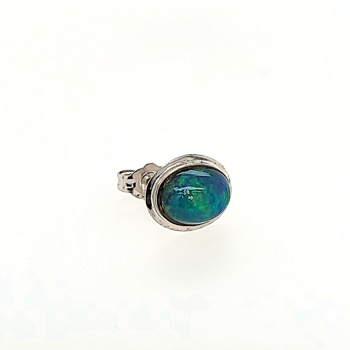 Opal Studs in 14k Gold