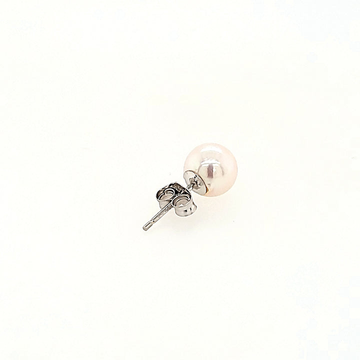 7mm Pearl Studs in 14k Gold