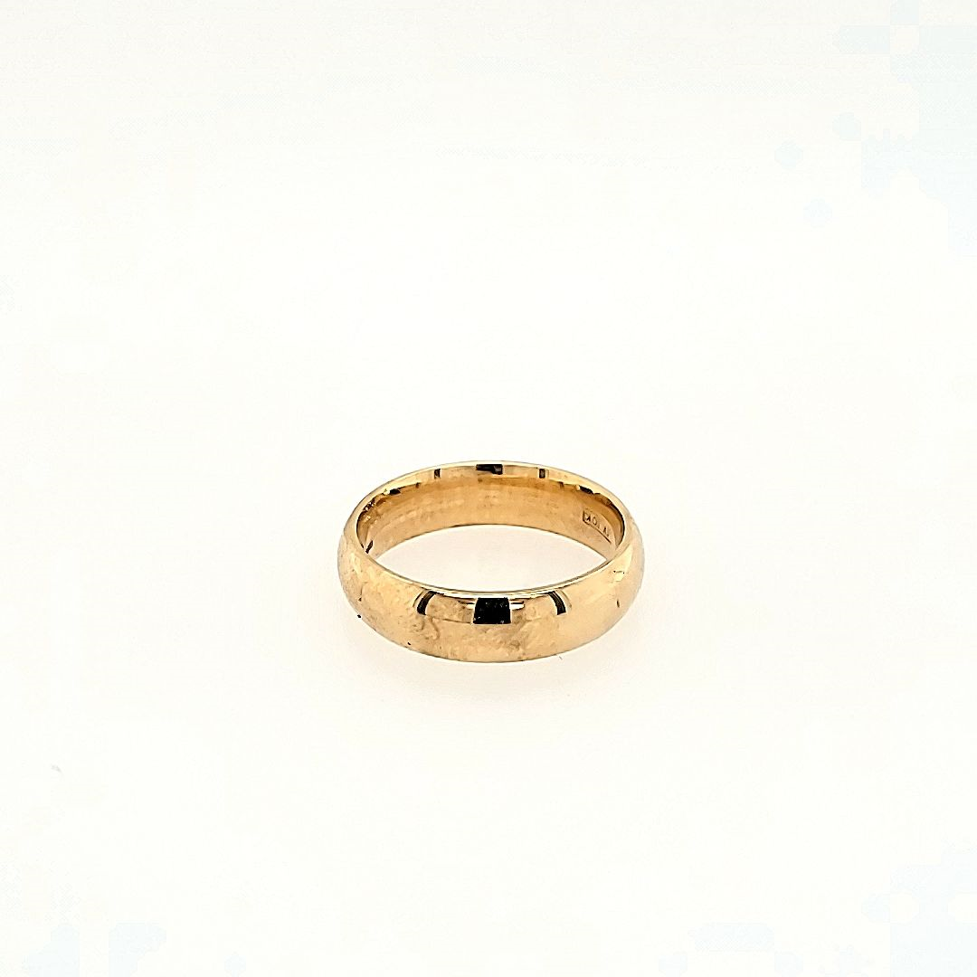 5mm Half-Round Band in 10k Gold