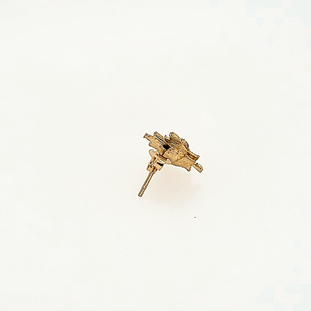 Maple Leaf Canada Earrings in 10k  Gold