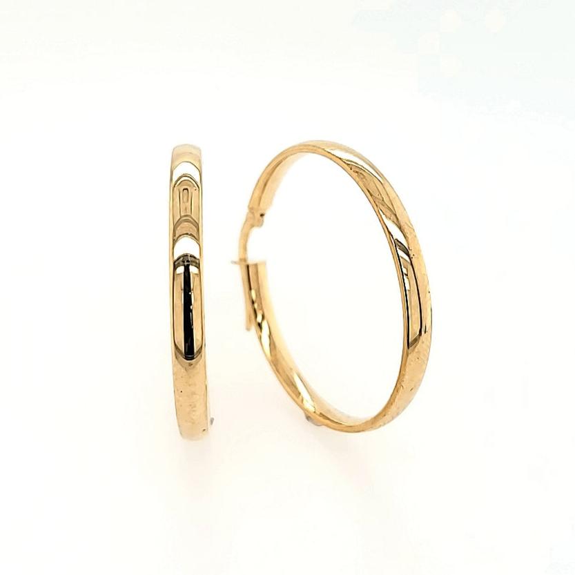 Hoop Earrings in 14k Gold