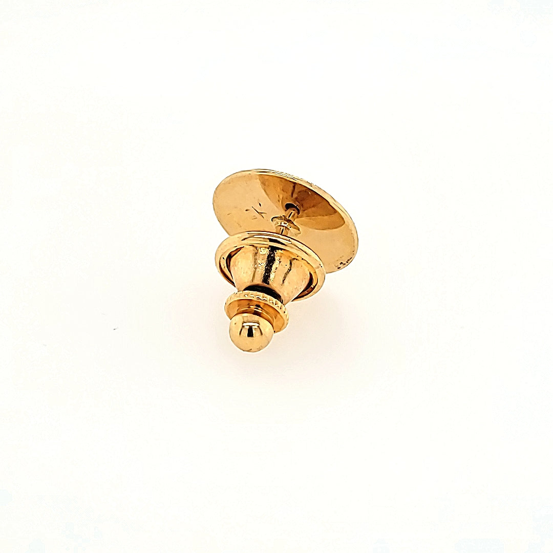 St. Christopher Pin in Gold – Artistry in Gold