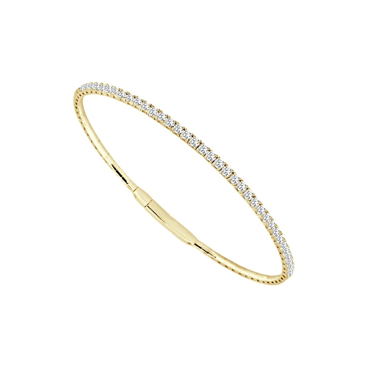 Gold flexible bangle bracelet outlet
